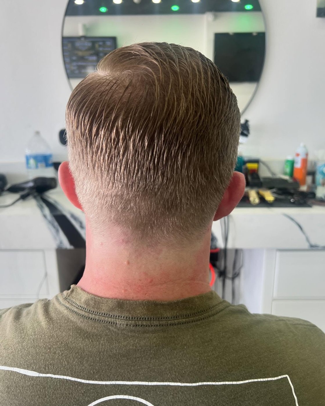 Tapered back with blended sides — Blades of Gold Barbershop, Phoenix AZ